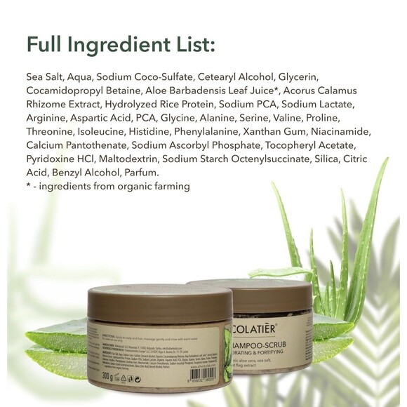 Shampoo Scrub & Scalp Exfoliator with Organic Aloe Vera New & SEALED - Picture 3 of 4